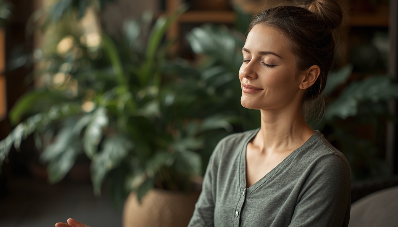 Guidet pustemeditering sesjon